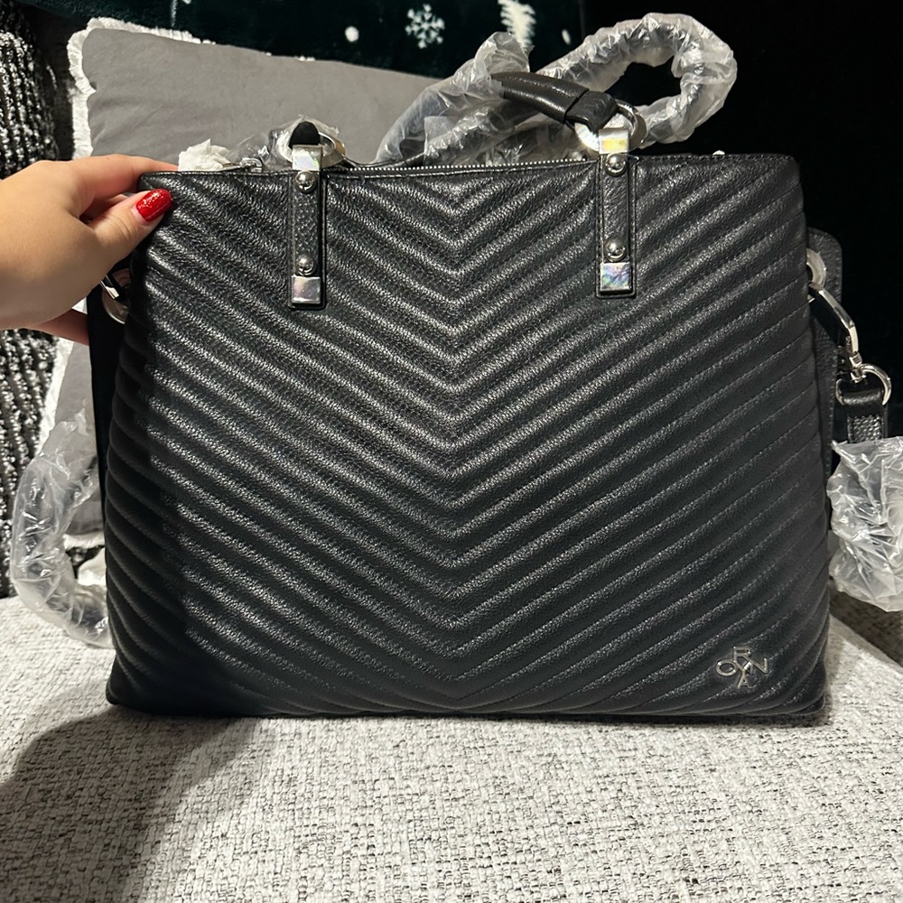 Black Large tote bag